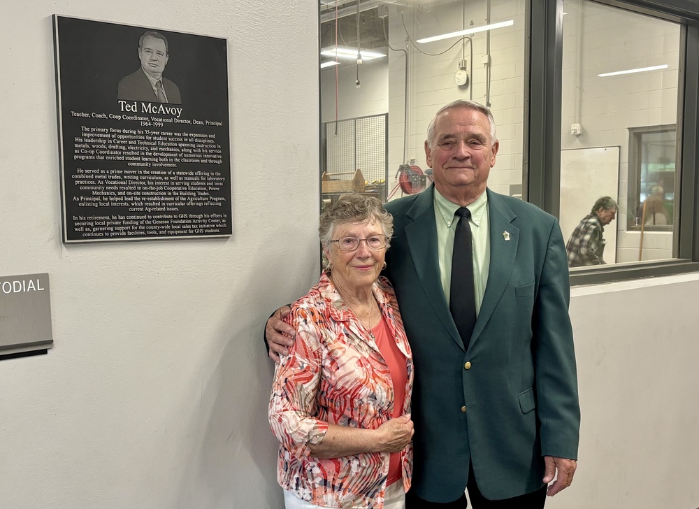 GHS hosts building dedication to honor Ted McAvoy