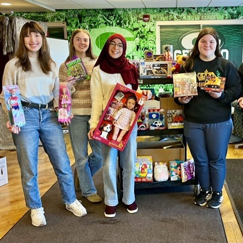 The GHS Student Council recently hosted a charity Boys Volleyball Game—Toy Drive