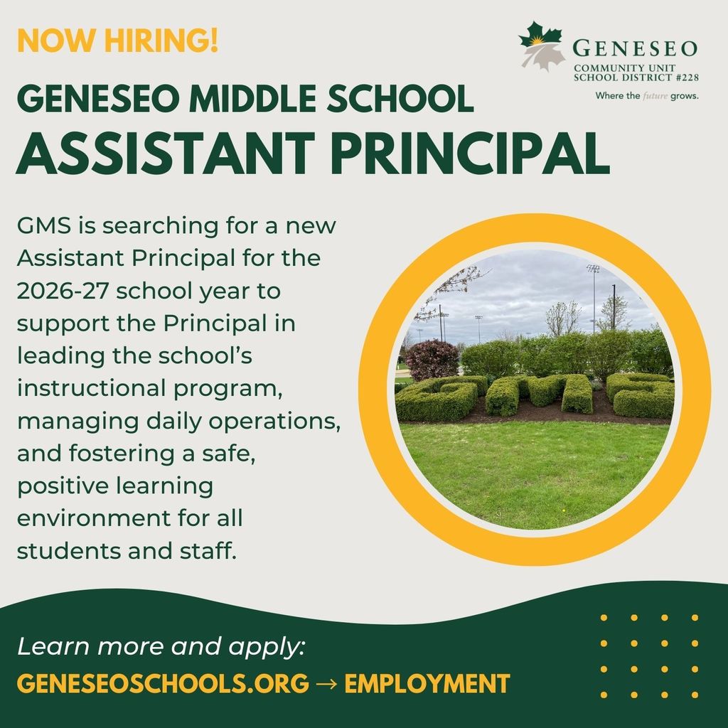 GMS Assistant Principal opening