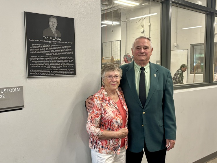 A wonderful afternoon at Geneseo High School as we officially dedicated the Ted McAvoy Career and Technical Education Center!