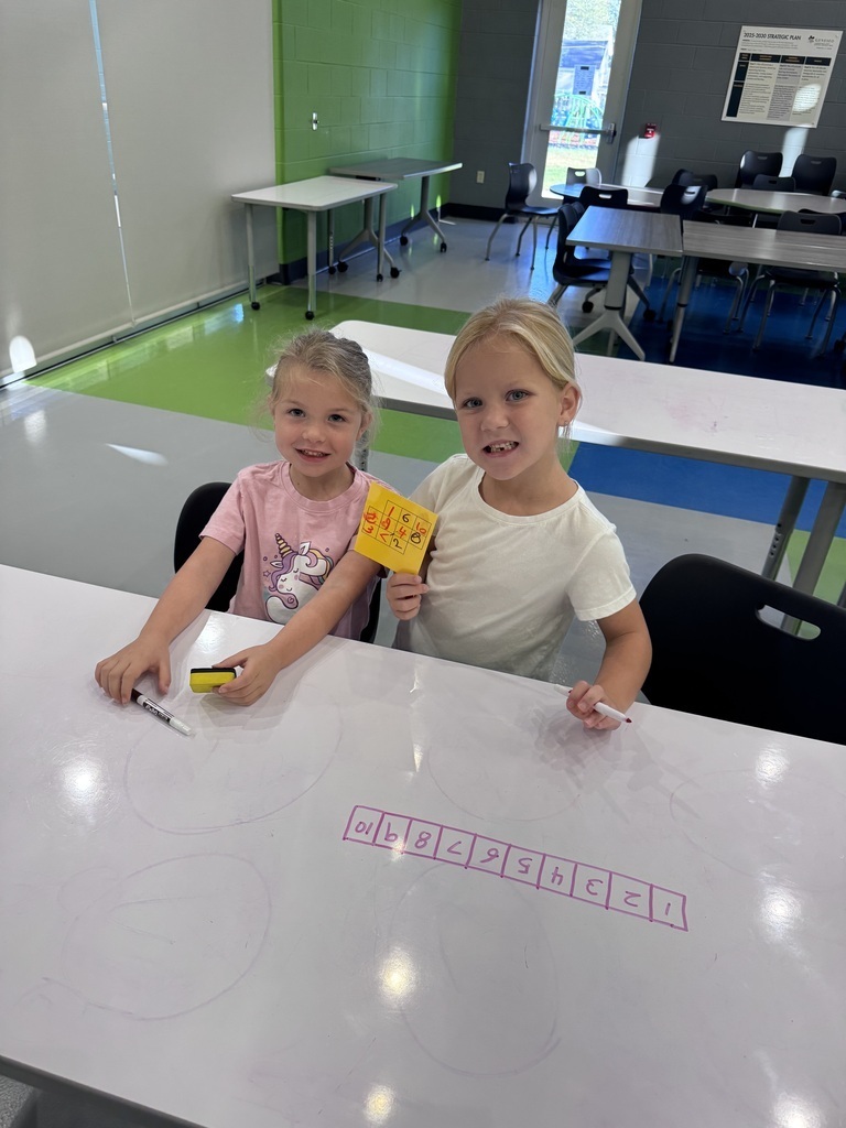 Our kindergarten mathematicians are stretching their thinking with a Building Thinking Classrooms task called Next Door Numbers!