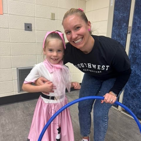 We’re 50 days smarter and rockin’ the 50s! Southwest kindergarteners celebrated the 50th day of school with poodle skirts, slicked-back hair, and plenty of 1950s fun!