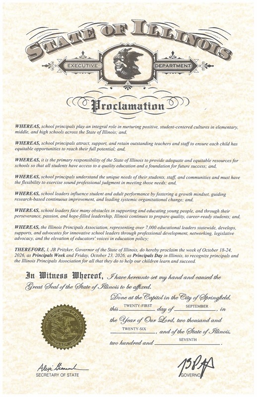 Geneseo recognizes school leaders during Principal Appreciation Week