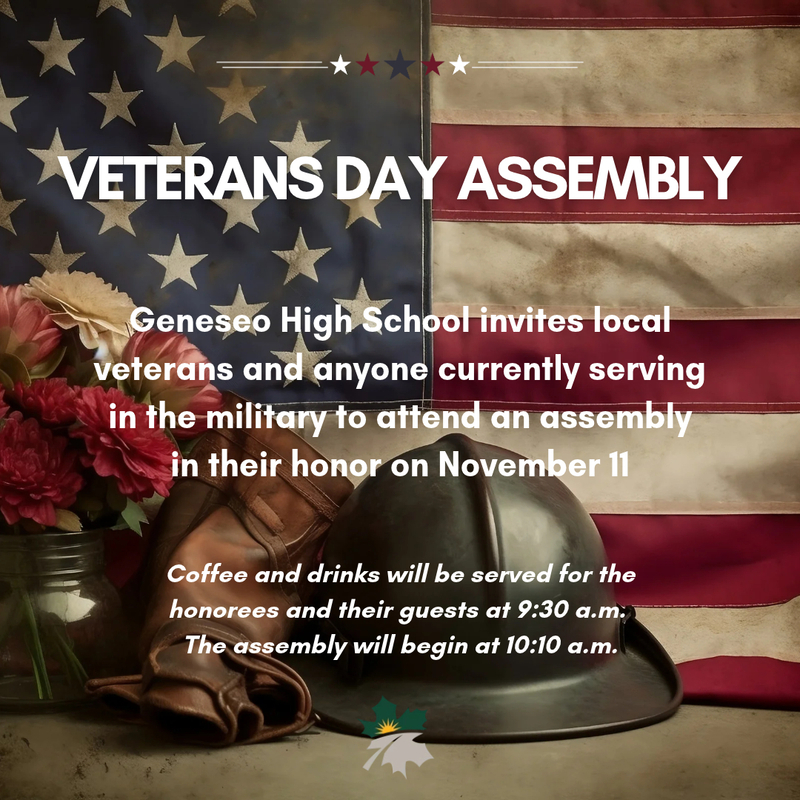 GHS invites local vets to its annual Veterans Day assembly