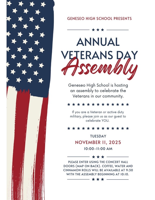 GHS invites local vets to its annual Veterans Day assembly