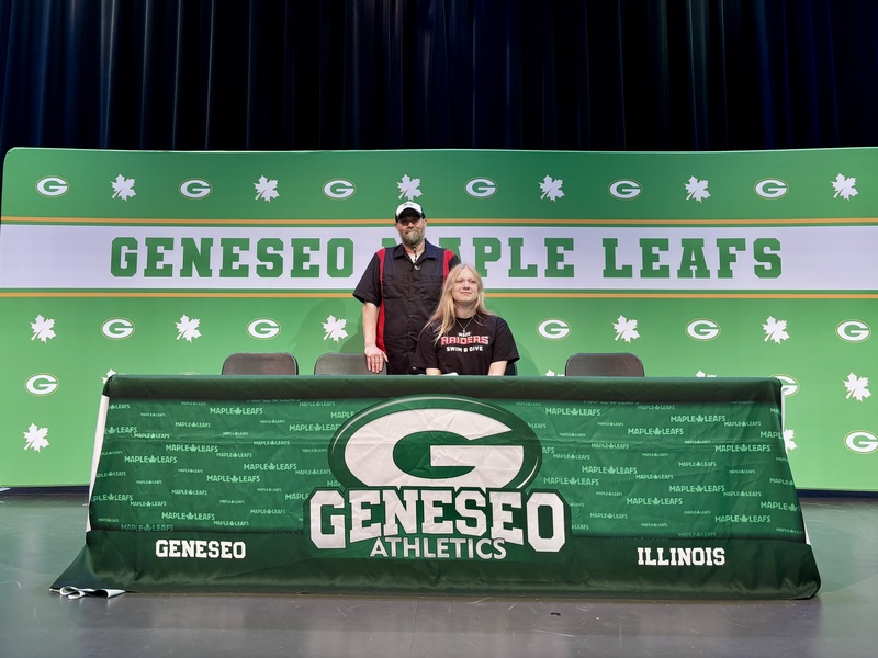 Jordan Cechowicz, the daughter of Jeffery Cechowicz, will swim at the Milwaukee School of Engineering.