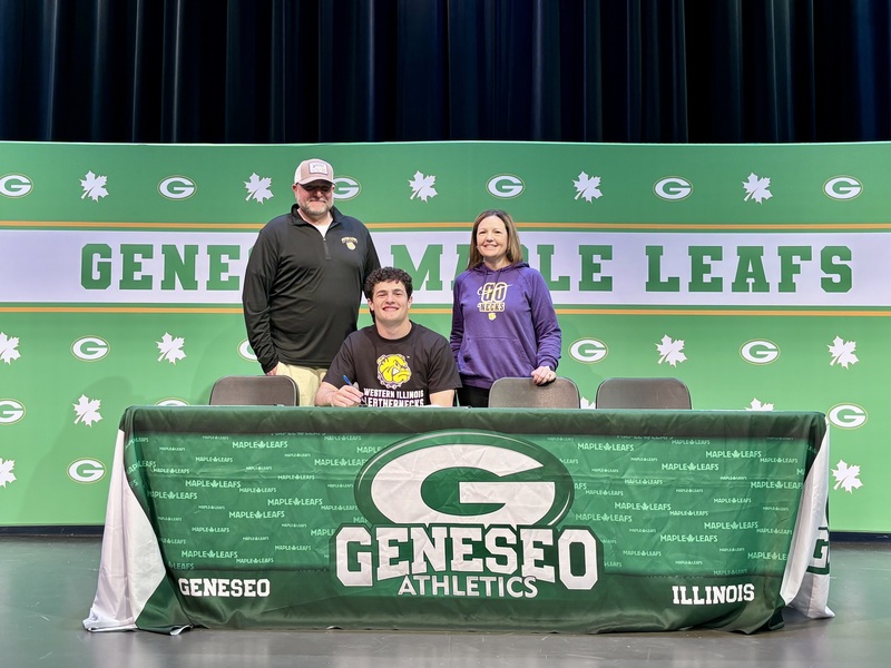Kye Weinzierl, the son of Brad and Jami Weinzierl, will play football at Western Illinois University.