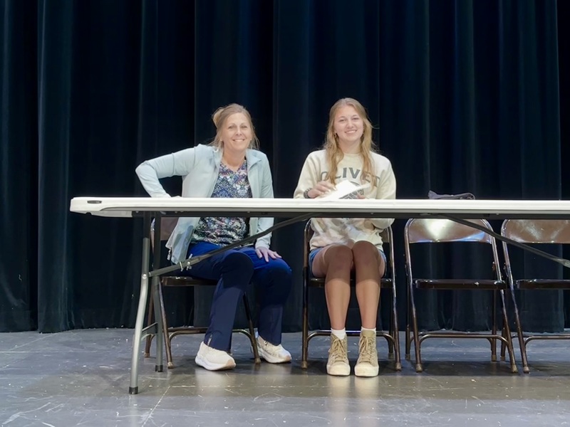 Liberty Brumbaugh, who will be attending Olivet Nazarene University