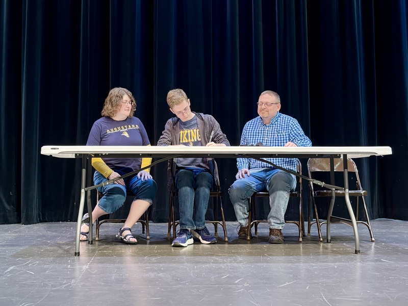 Erik Kelly, who will be attending Augustana College