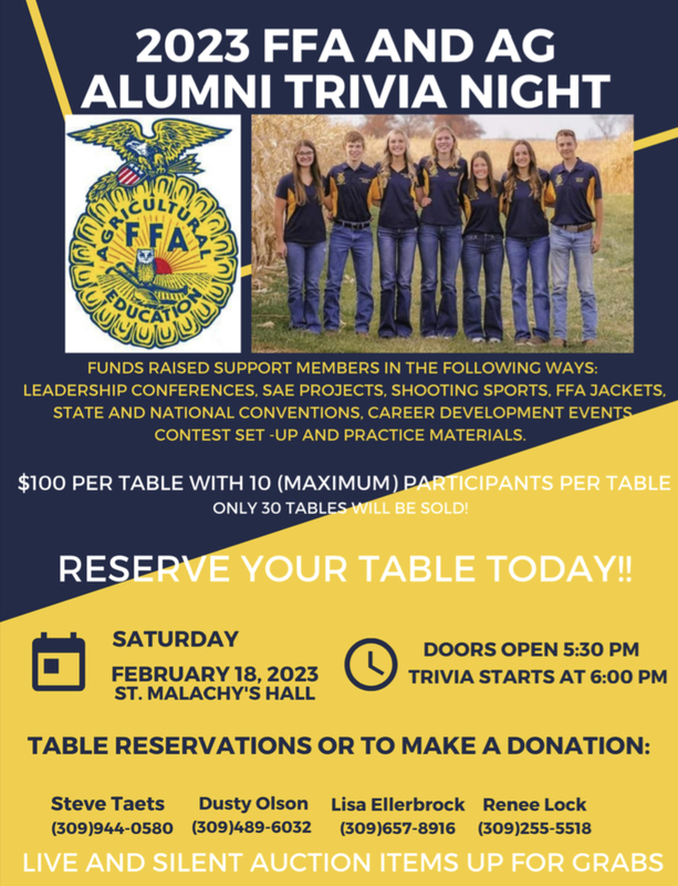 FFA and Ag Alumni Trivia Night FFA and Ag Alumni Trivia Night
