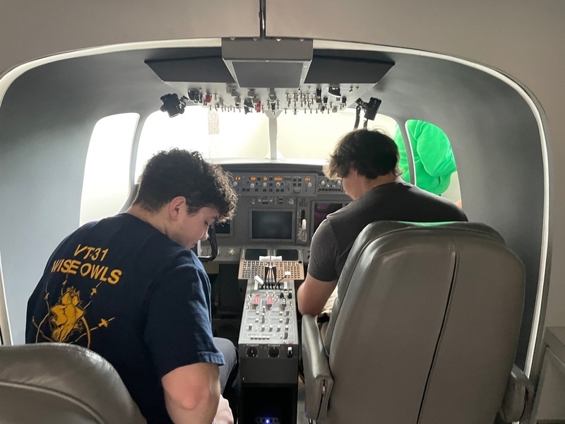 The GHS Aviation Club gets a behind-the-scenes look at the Quad Cities International Airport. The GHS Aviation Club gets a behind-the-scenes look at the Quad Cities International Airport.