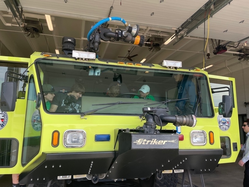 The GHS Aviation Club gets a behind-the-scenes look at the Quad Cities International Airport. The GHS Aviation Club gets a behind-the-scenes look at the Quad Cities International Airport.