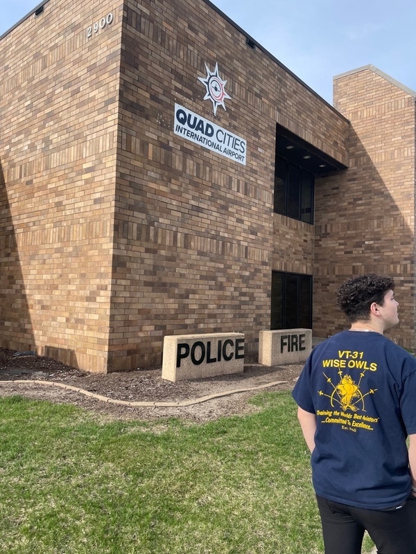 The GHS Aviation Club gets a behind-the-scenes look at the Quad Cities International Airport. The GHS Aviation Club gets a behind-the-scenes look at the Quad Cities International Airport.