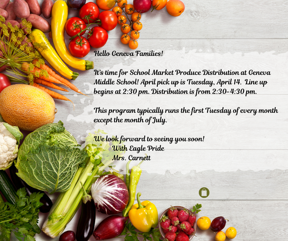 Geneva Market Produce Distribution flyer