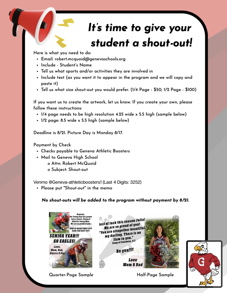 Student shout-out