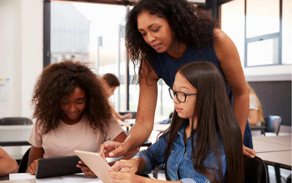 teacher and students