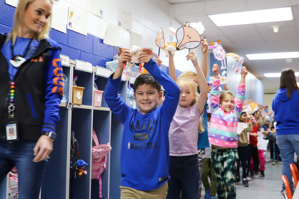 second grade parade