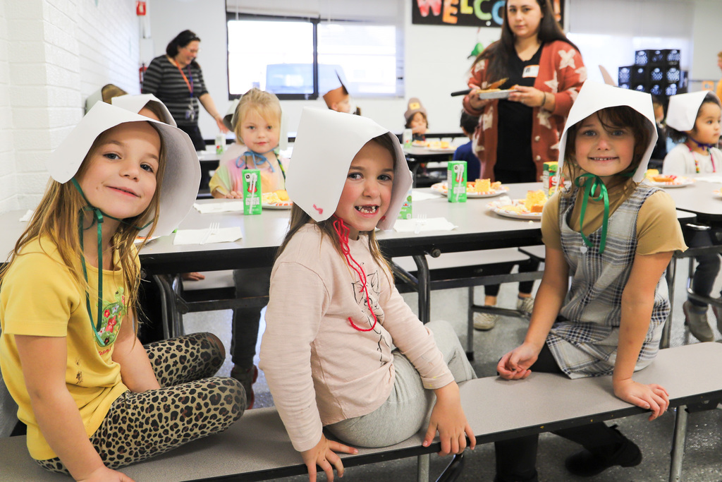 students smiling