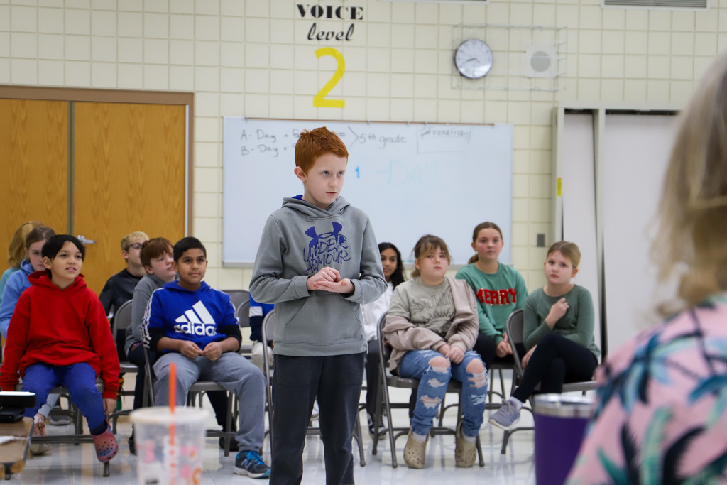 image of student thinking