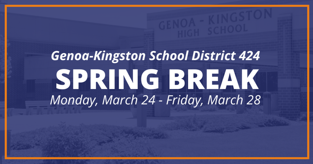 Spring Break - Monday, March 24 - Friday, March 28
