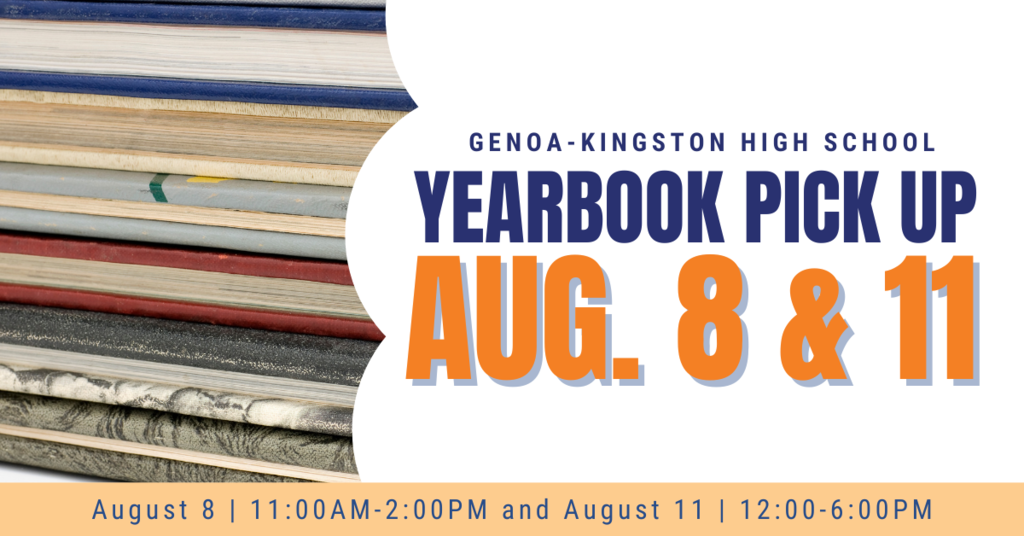 yearbook pick up flyer
