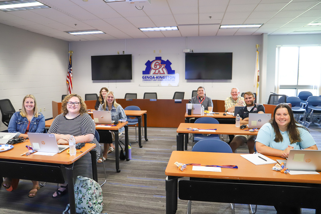 new teachers at new teacher orientation