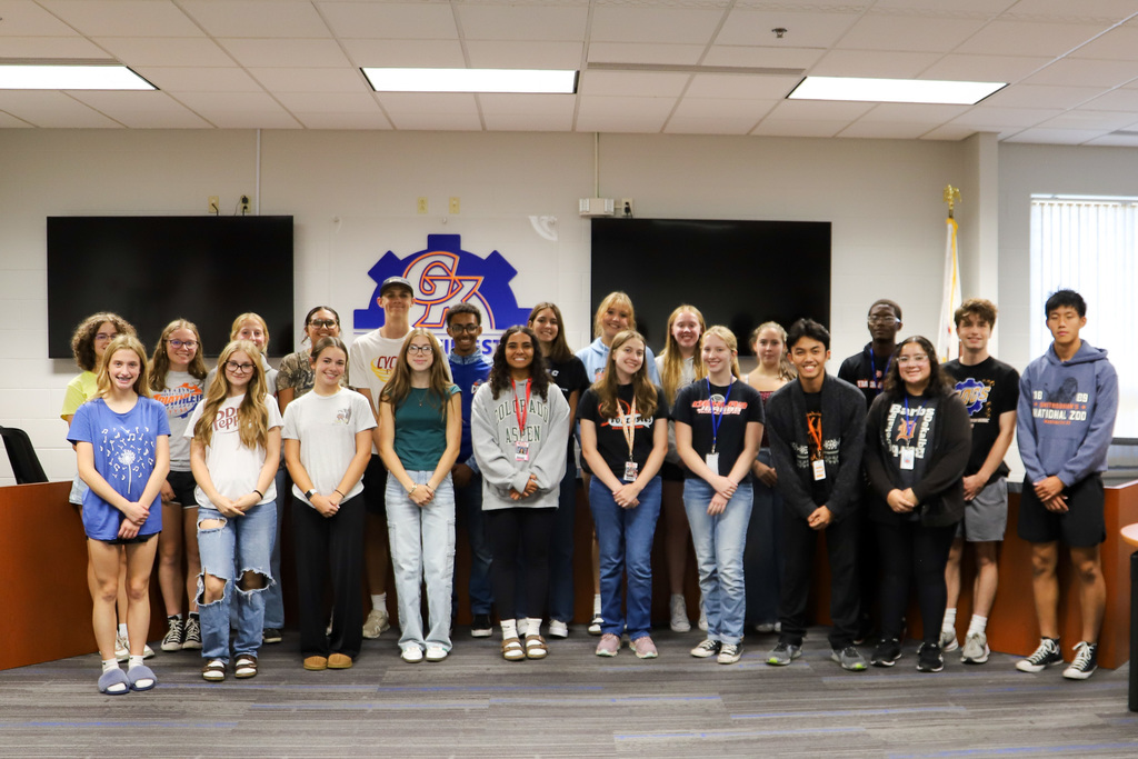 student advisory committee members and DeKalb mini board members