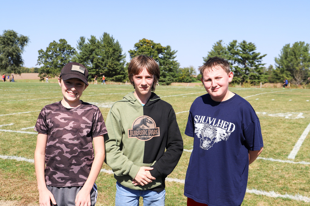 photo of students walking