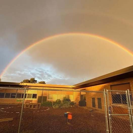 rainbow over KES