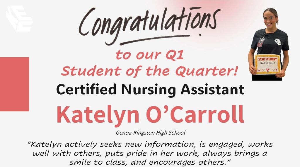 student earning award