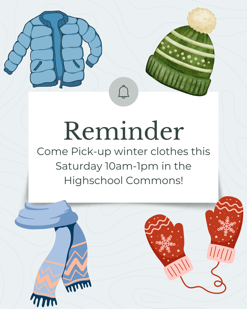winter clothing graphic