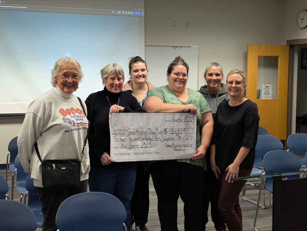 education foundation awarding grant money to school.