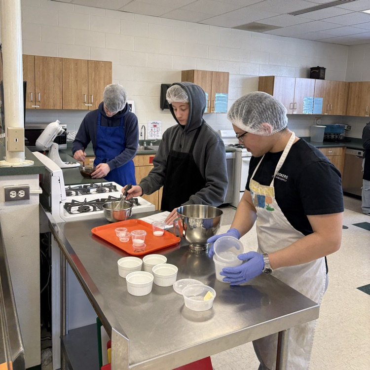 students making soufflés