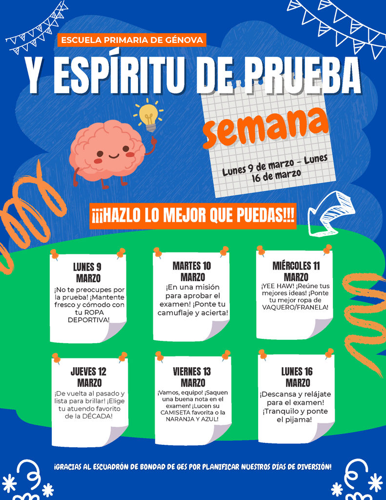 IAR testing spirit week