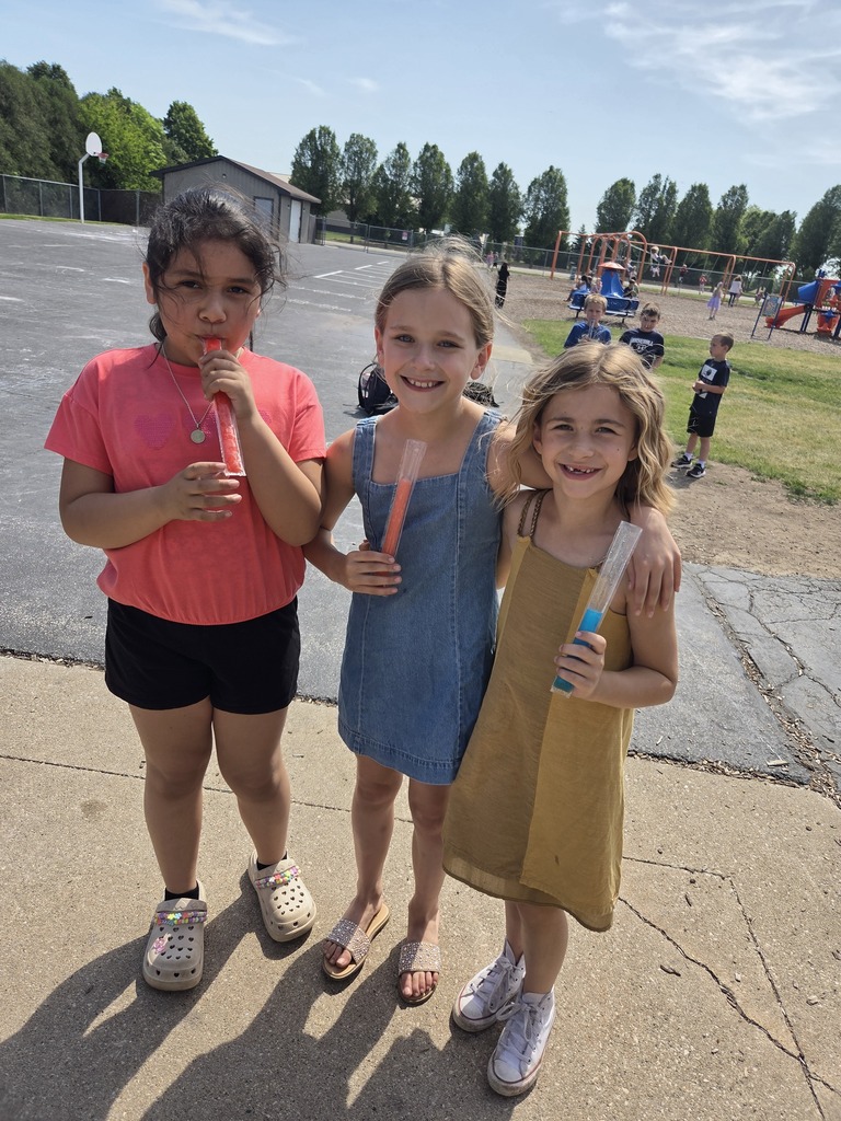 students outside