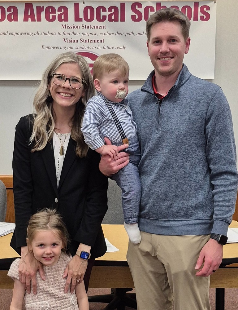 Bri Waddell and family