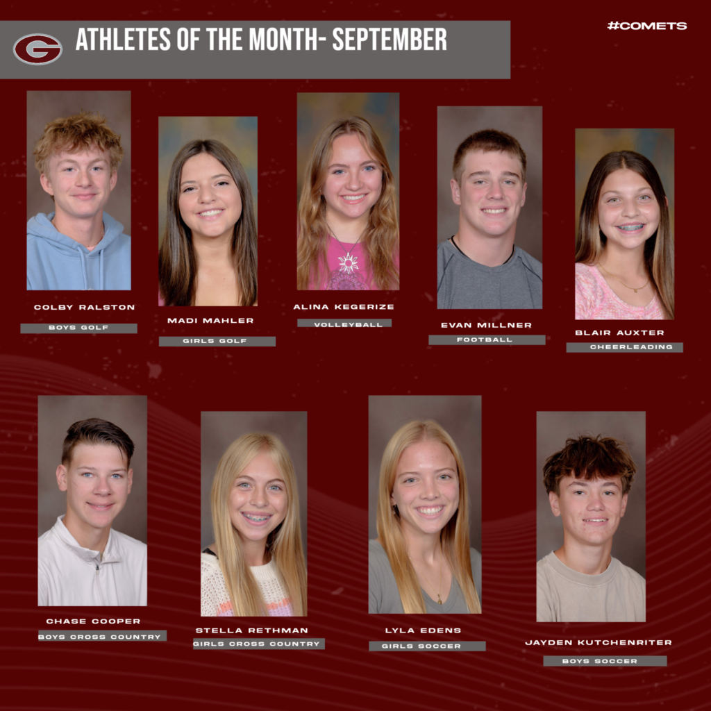 Athletes of the Month-September 8081135
