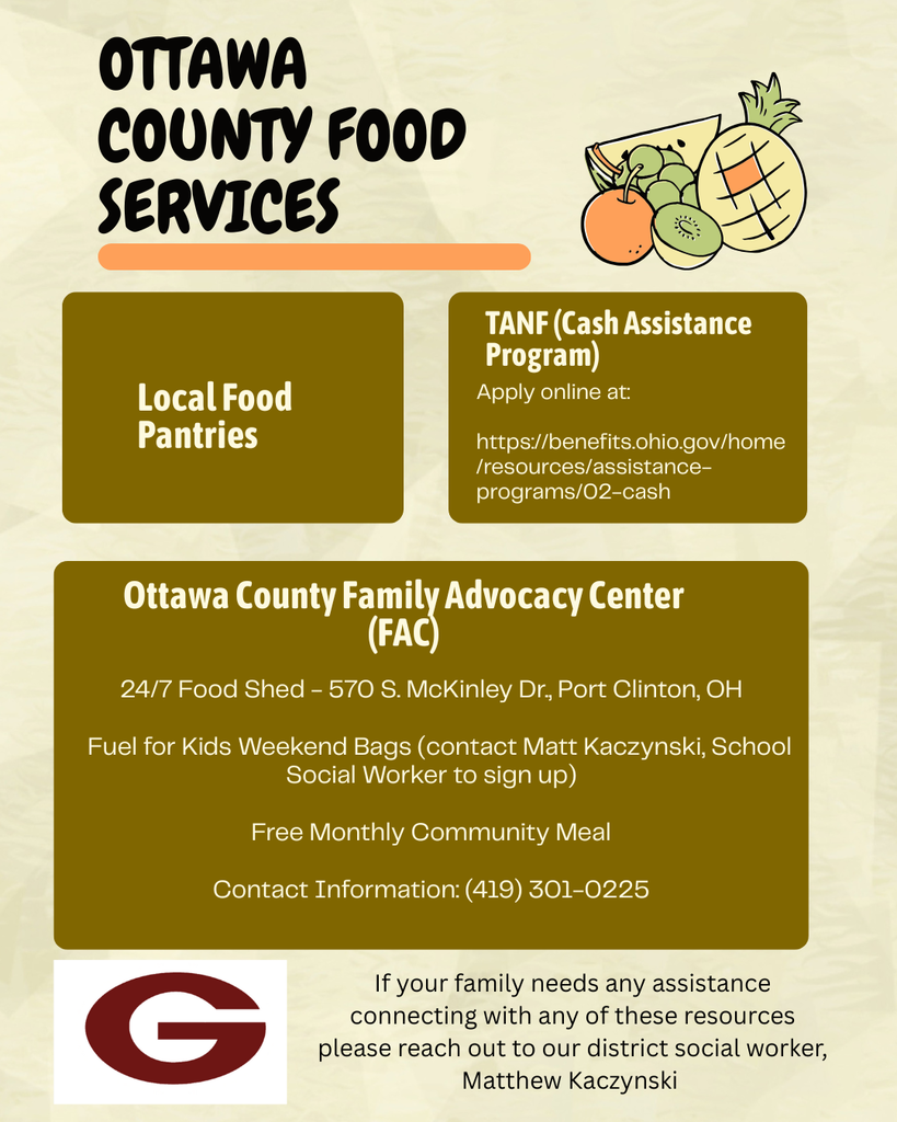 Ottawa County Food Services Flyer