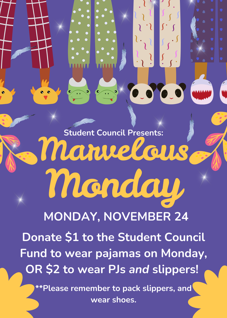 Marvelous Monday PJ day! 