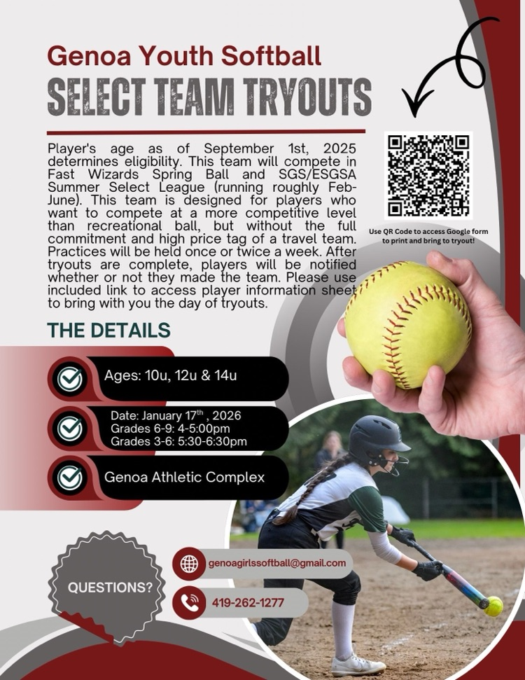 Tryout information