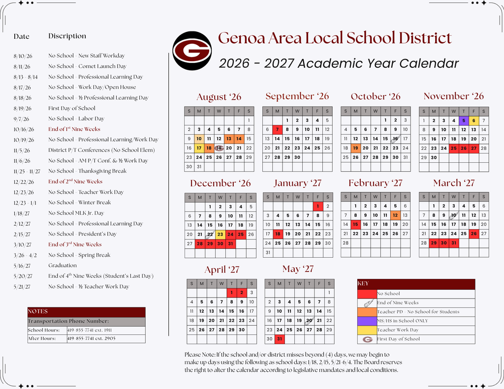 Genoa Area Local Schools