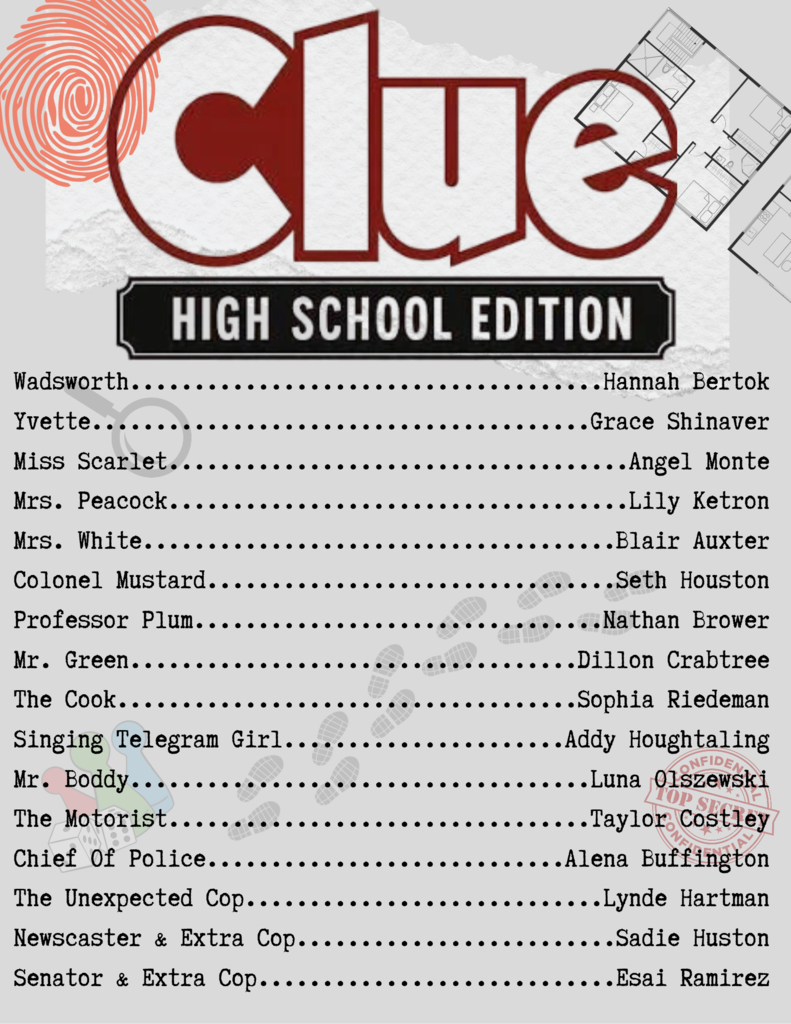 Clue Cast List