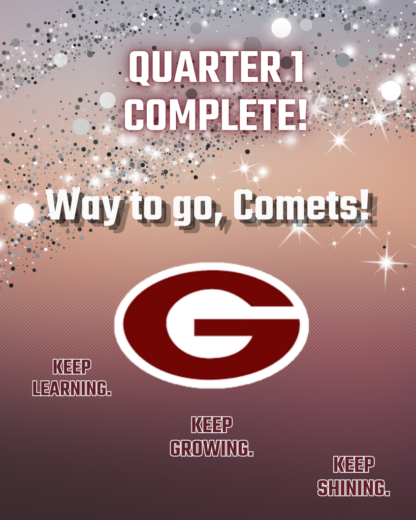 Quarter 1 Complete!