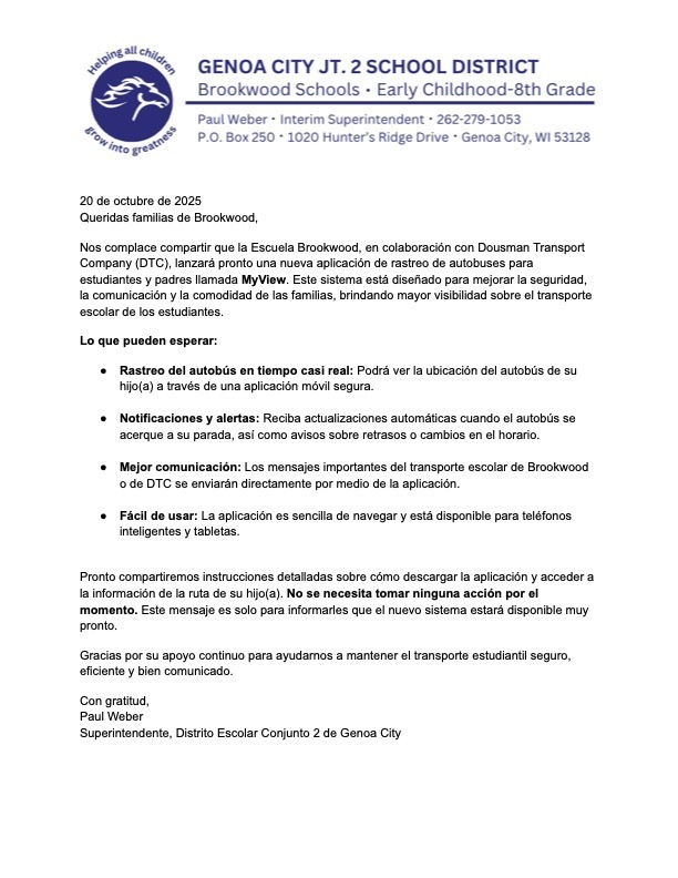 MyApp Letter - Spanish