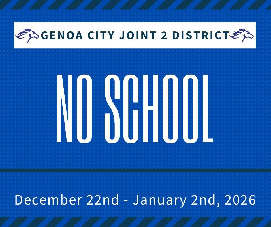 No School (Dec 22nd-Jan2nd) See you back at school on Jan 5th!)