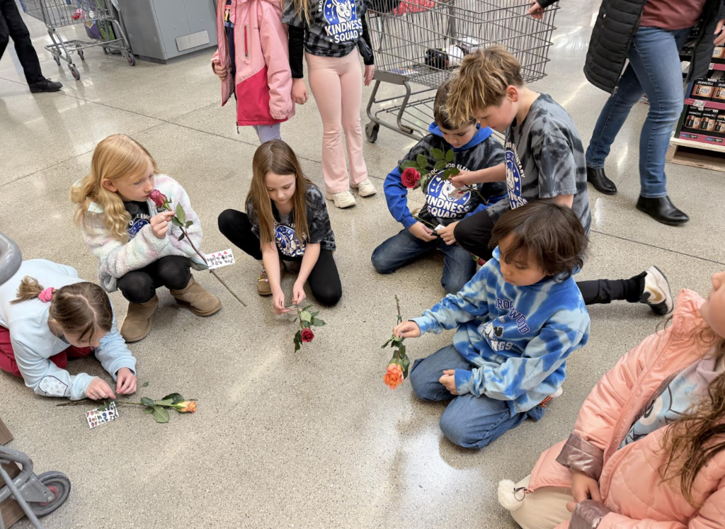 Students Prepping Flowers
