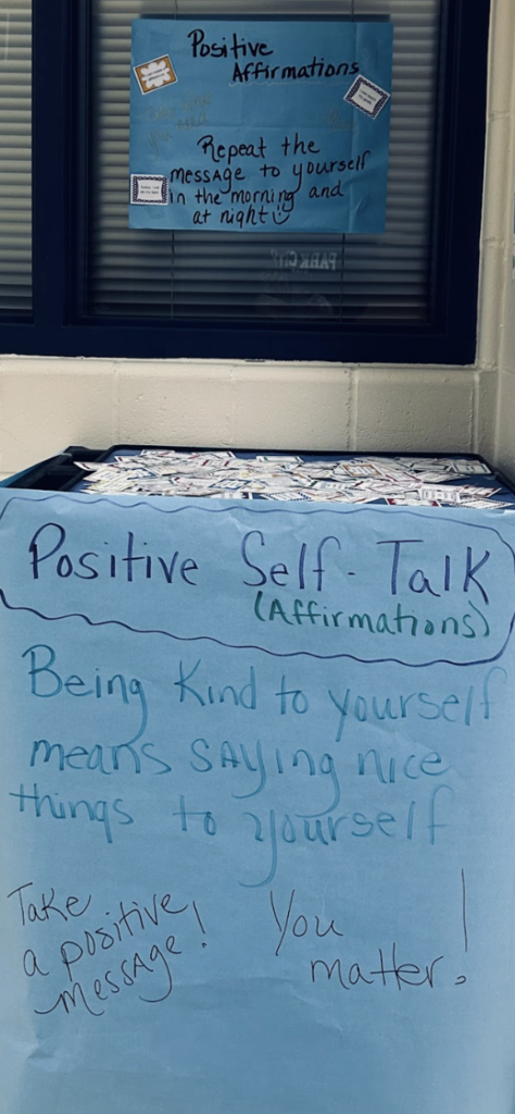Positive Self Talk - Affirmations Table
