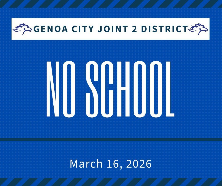 Genoa City Joint 2 School District No School: March 16, 2026
