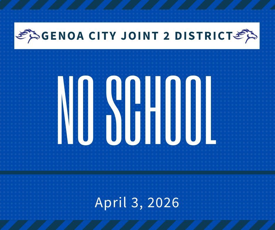 Genoa City Joint 2 School District: No School - April 3, 2026