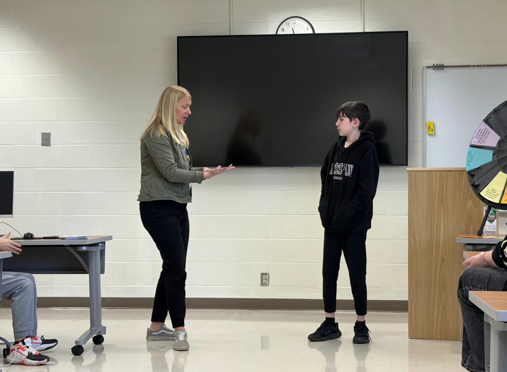 Student hands on experience 7 at a station at Gateway Technical's Middle School Expo